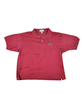 Vintage Titleist Maple Creek 90s Golf Course Country Club Red Polo Size X-Large